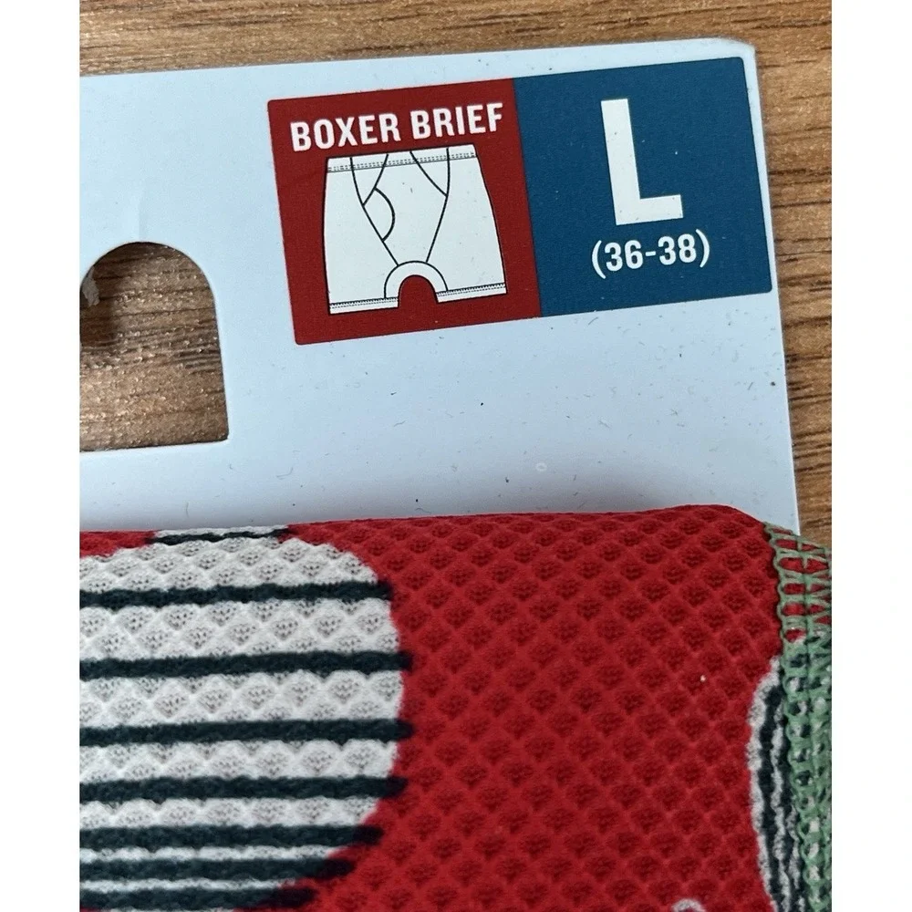 Duluth Trading Company Buck Naked Boxer Briefs, Christmas Men's Large 36-38 NEW